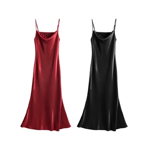 安琪儿专享 WWO124 性感修身 CYJ02 W757 吊带微荡领连衣裙