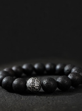 复古逆鳞手串感小众设计饰品个性简约手饰配饰