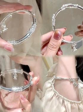 繁花似锦手镯女蝴蝶学生手镯送妈妈情人节礼物