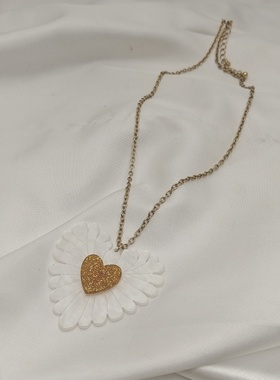 日本醋酸醋酸女小众设计项链百搭