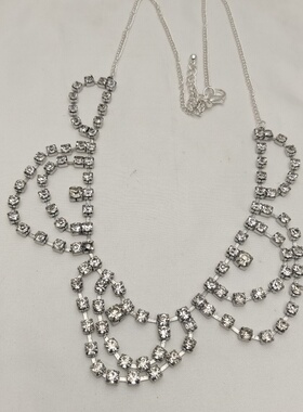 合金女宝石壳满钻宴会百搭名媛