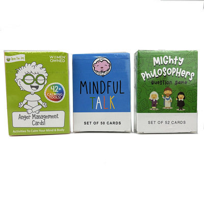 全英文新款anger wanagement cards愤怒情绪管理聚会休闲游戏卡牌