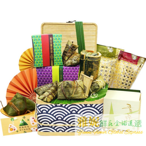 同城速遞粽子香港端午節禮品雅妮