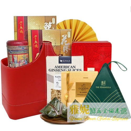 香港端午节粽子礼品蓝速递澳门