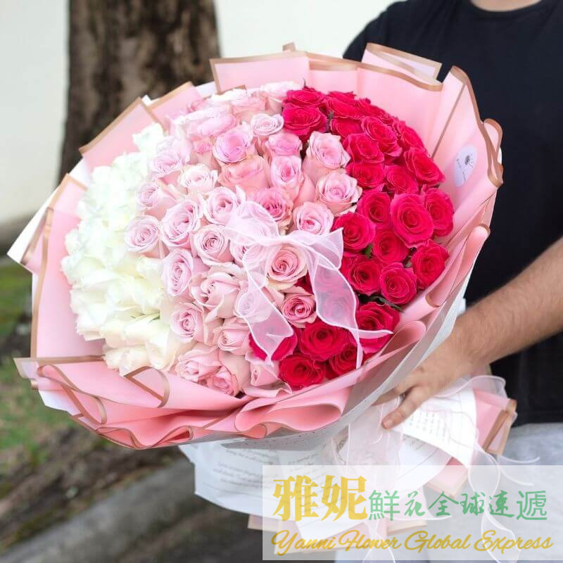 新加坡鲜花速递同城玫瑰情人节