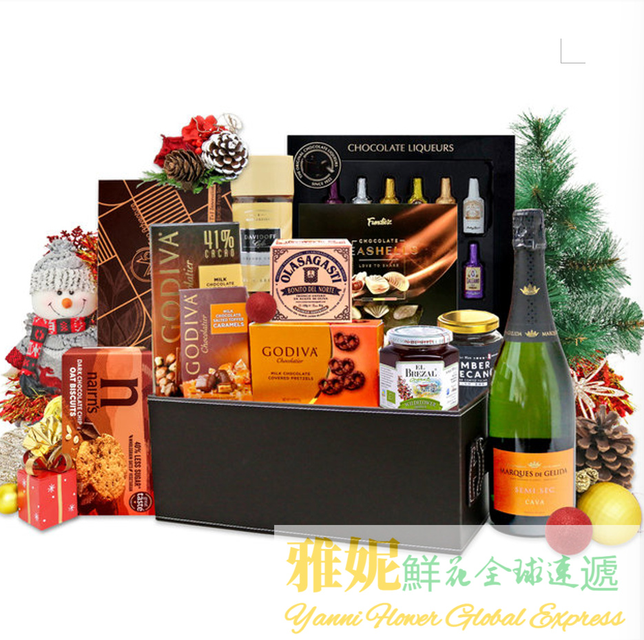 香港圣诞节高档礼品蓝速递同城