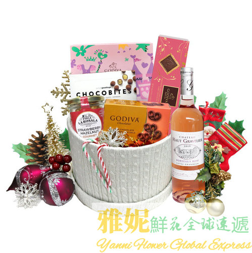 香港圣诞节礼品蓝速递订购公司送