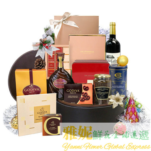 香港圣诞节高当礼品蓝速递同城