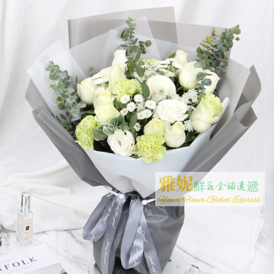 台湾鲜花速递花店送花台北台南彰化宜兰桃园高雄七夕情人节订玫瑰