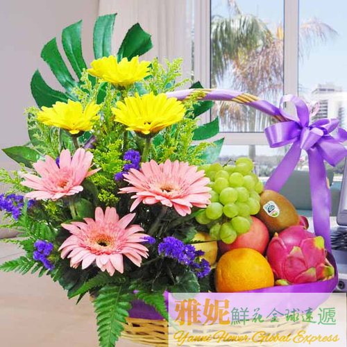 新加坡中秋水果礼品蓝品生日速递