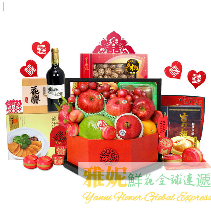 香港海味水果礼品蓝速递订购同城快递送领导上司长辈中环太古澳门