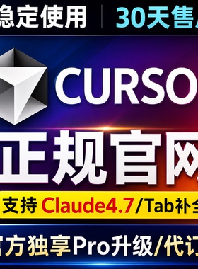 Cursor pro正规官网代充独享商业版Ultra写代码编程Ai辅助工具