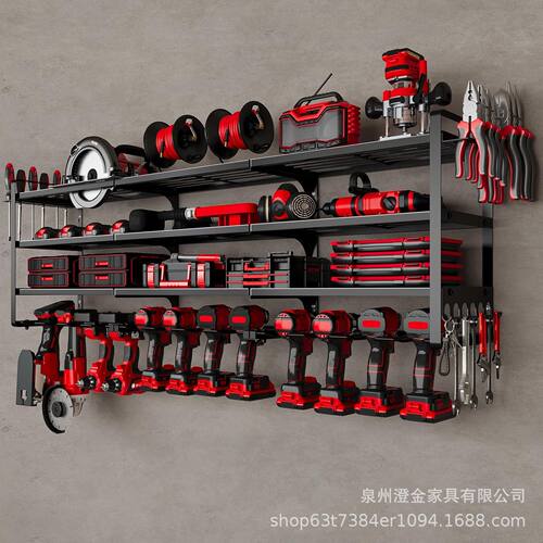 亚马逊热销多层电动工具收纳架