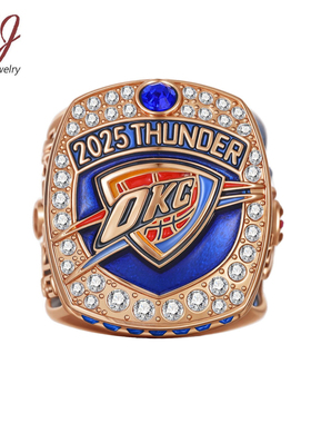 欧美篮球2025冠军戒指俄克拉荷马雷霆队亚历山大(预测版)