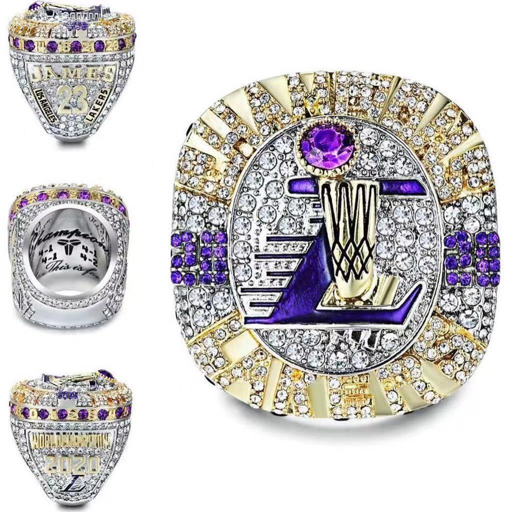 新款2020年湖人科比洛杉矶湖人总冠军戒指