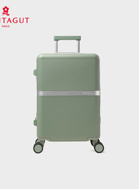 梦特娇24寸万向轮登机箱铝框