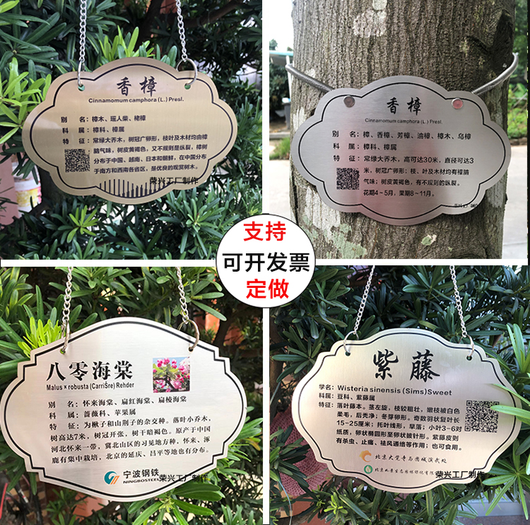 园林学校树牌挂牌绿化管理牌