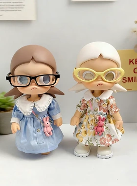 20CM嘎子姐娃衣服春日小清新碎花连衣裙套装着替1/8向往之处Zsiga