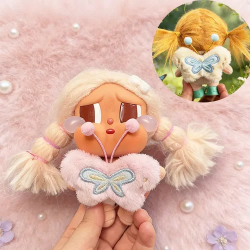 CRYBABY娃衣眼泪工厂哭娃春日蝴蝶15CM玩偶着替可爱蝴蝶结配饰萌