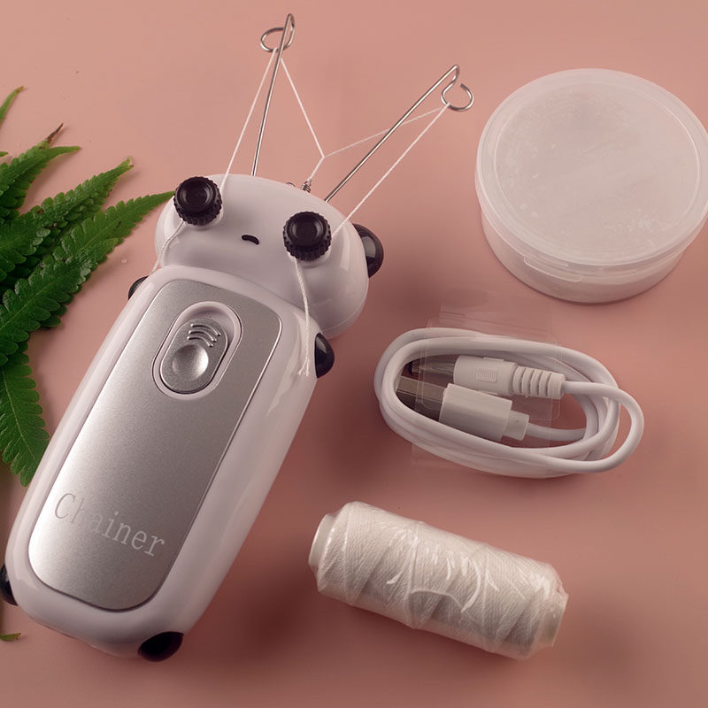 脱毛器仪挽脸机去毛男女挽脸器电动挽面器绞脸器脸部除毛器拔毛器