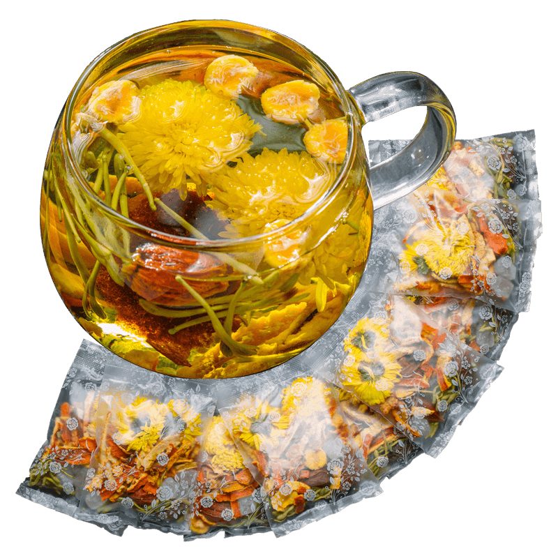 胖大海菊花茶清火润喉