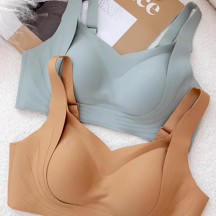 内衣女无痕提拉小胸聚拢舒适无钢圈软支撑收副乳调整防下垂文胸罩