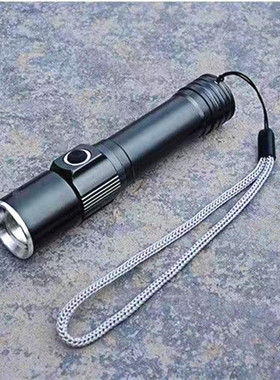 18650多功能手电筒锂电池LED强光调焦带磁铁超亮可充电迷你家用灯