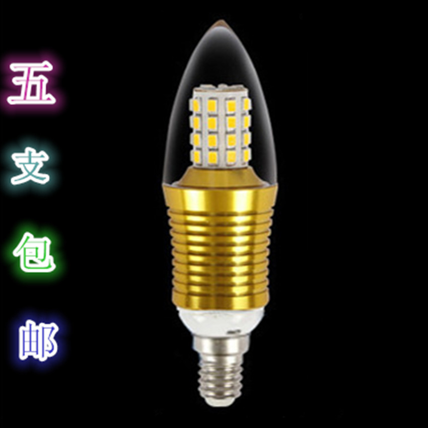 e14水晶节能蜡烛超亮吊灯光源