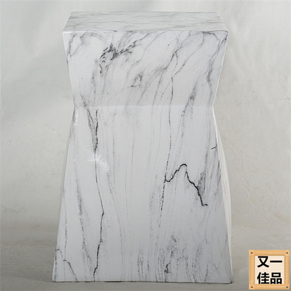 陶瓷鼓凳 家居饰品摆件 陶瓷凳简约石纹瓷凳换鞋凳凉凳绣墩梳妆凳