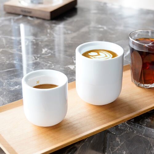 痣birthmark combo杯咖啡馆杯1+1手握套马厚唇白色陶瓷杯手冲浓缩