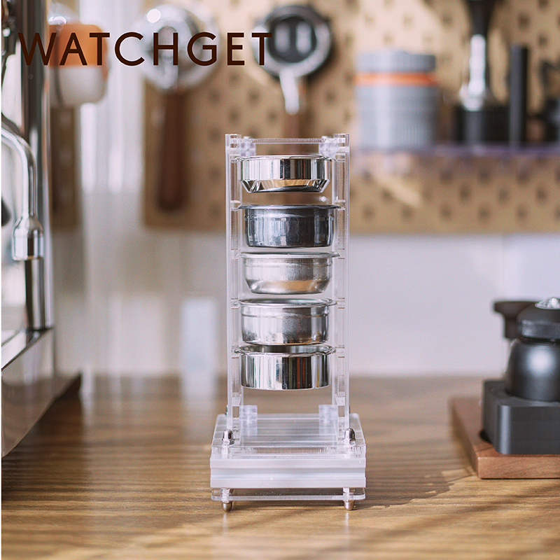 watchget 亚克力粉碗架收纳存放架咖啡粉碗58mm器具分水网置物架
