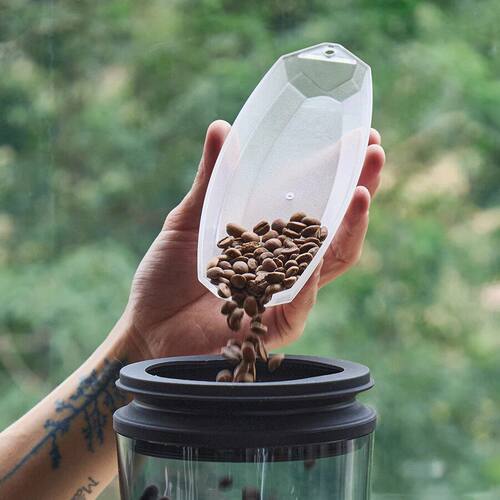 透明轻舟咖啡秤豆盘称量计量分装