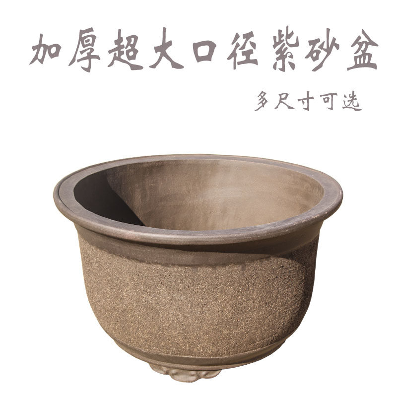 海棠陶瓷盆景盆栽圆形紫砂特大号