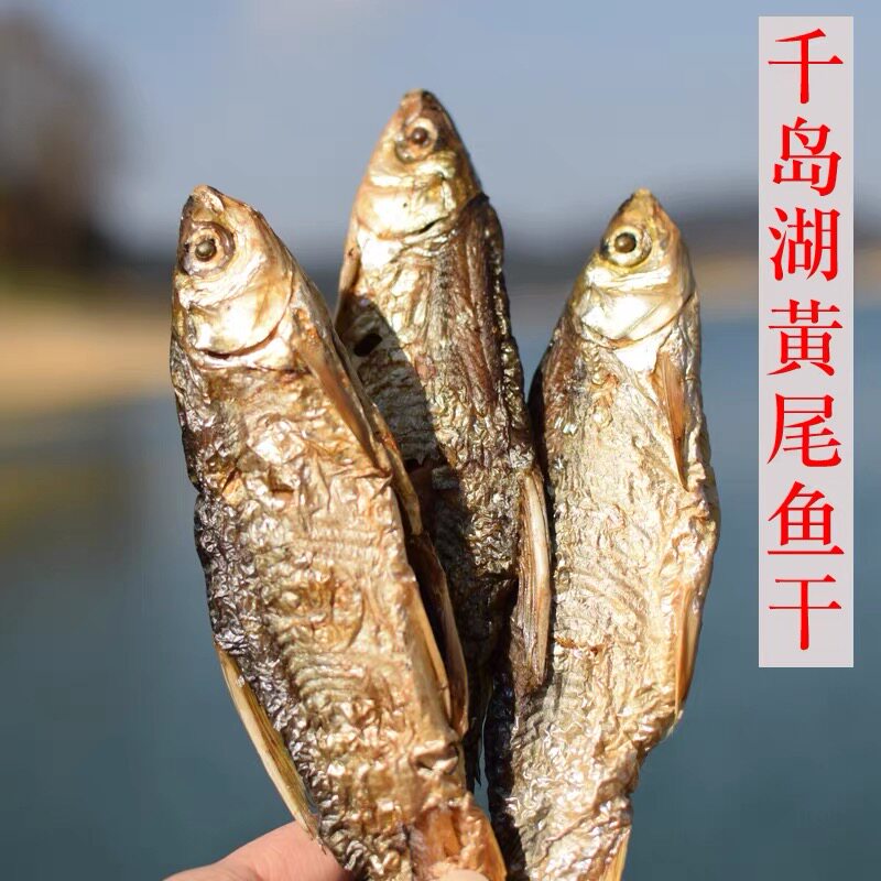 千岛湖特产黄尾鱼干农家自制小鱼干干货淡水鱼干无盐非即食