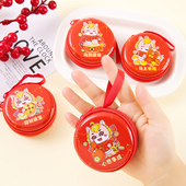 新年元 旦生肖礼物创意马口铁盒卡通马年零钱包儿童幼儿园学生奖品