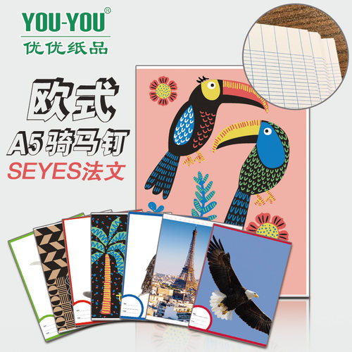 荷兰外贸款骑马钉SEYES法文线条