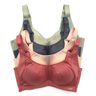 无痕内衣聚拢无钢圈文胸B018 体态美U BRA懒人罩罩018光面一片式