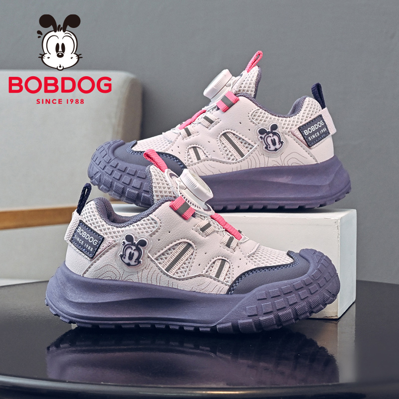 巴布豆童鞋女童鞋子2025新款秋季女大童跑步鞋超火女孩儿童运动鞋