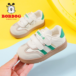春秋款 巴布豆童鞋 男童板鞋 低帮2025新款 子 小童宝宝婴儿软底儿童鞋