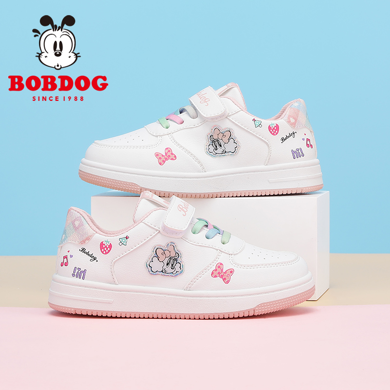 巴布豆女童春秋休闲板鞋