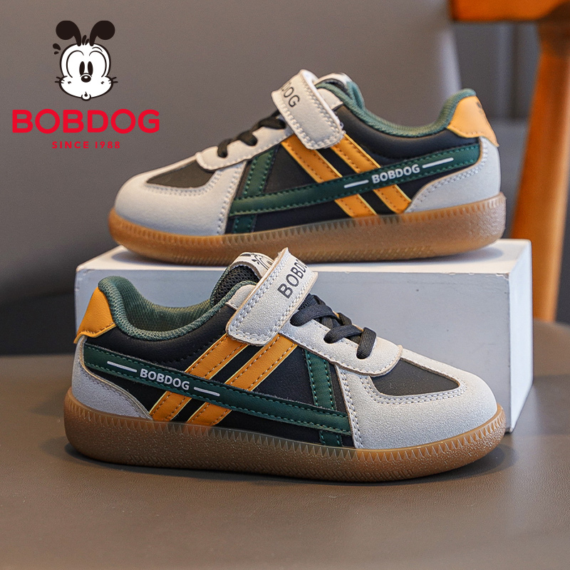 巴布豆童鞋儿童鞋子男款2025新款秋季男宝德训鞋秋款男孩运动款鞋