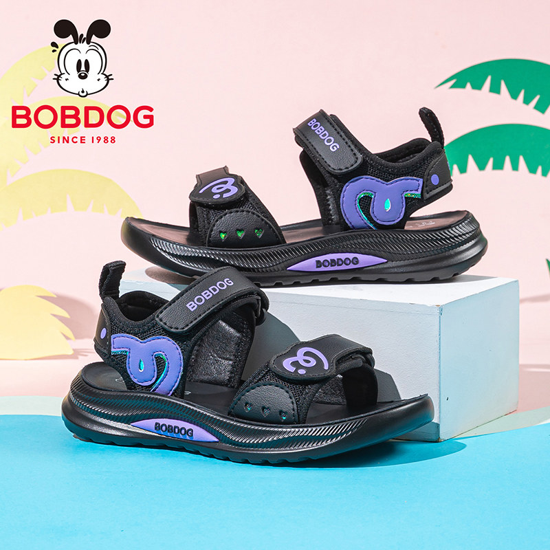 巴布豆童鞋官方旗舰店儿童凉鞋女宝2026新款夏季公主运动女童鞋子