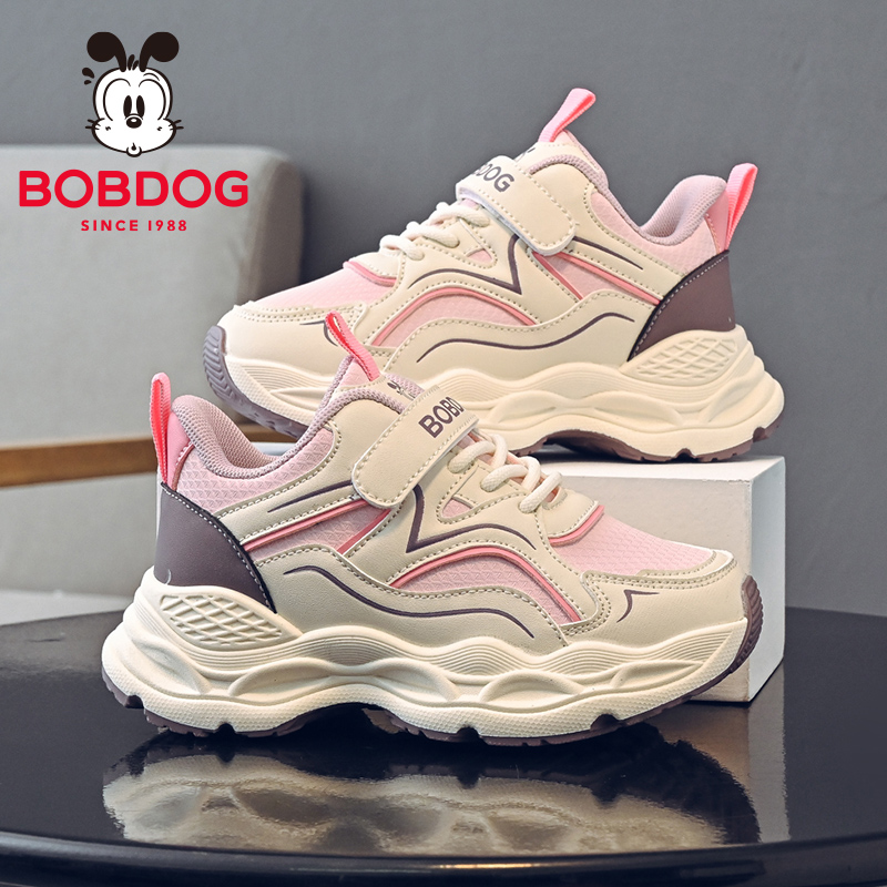 巴布豆童鞋女童鞋子2025新款秋季小女孩跑步鞋女宝秋鞋儿童运动鞋