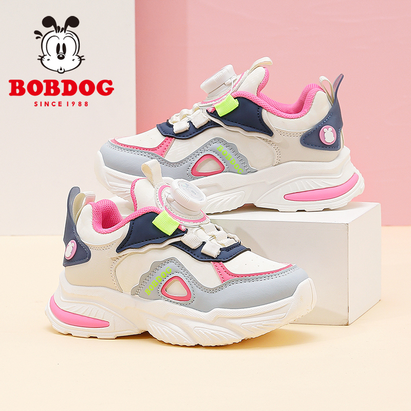 巴布豆透气儿童运动鞋