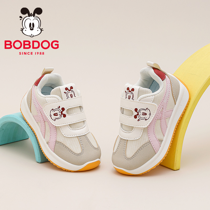巴布豆童鞋女童宝宝鞋2025新款秋季幼儿园室内鞋机能鞋儿童学步鞋