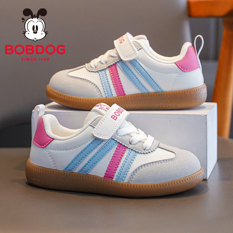 巴布豆童鞋女童德训鞋2025新款秋季女大童运动鞋秋款女宝儿童鞋子