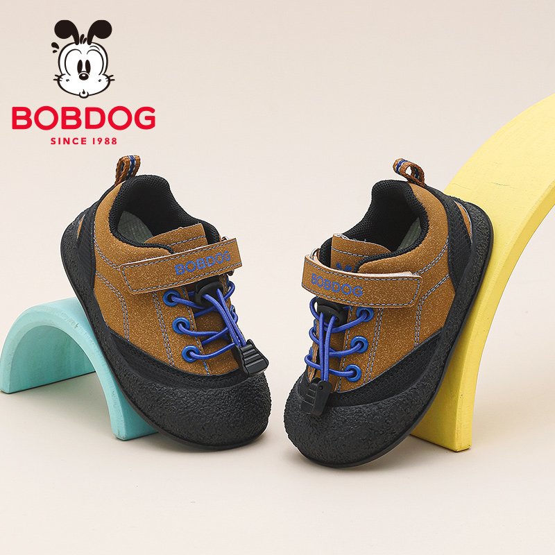 巴布豆童鞋男童宝宝鞋子2025新款秋季婴儿鞋1到2岁秋鞋儿童学步鞋