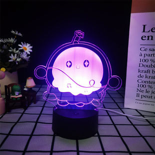 蛋仔派对周边摆件立牌小夜灯玩偶手办贝克模型公仔仔仔熊桌面摆件