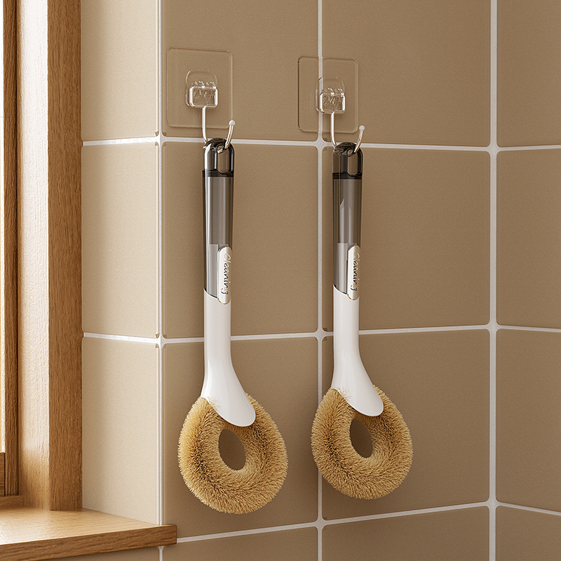 家用椰棕锅刷塑料撞色洗锅刷厨房