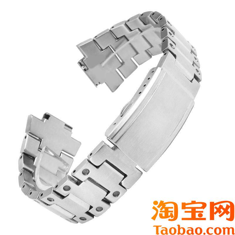 原装适配casio卡西欧EdificeEFB-680男士农家橡树精钢手表带硅胶